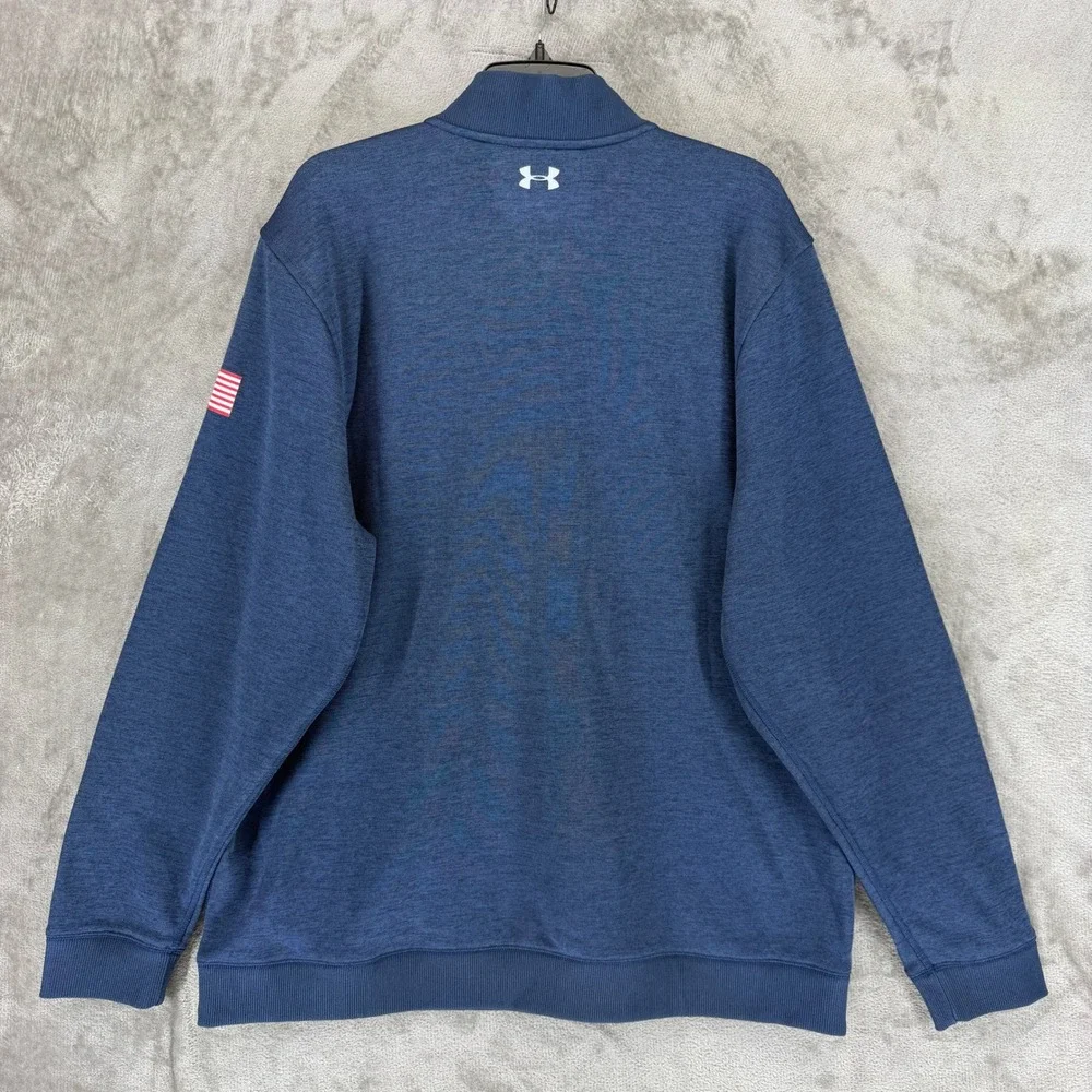 Ryder Cup Under Armour Pullover Mens XXL Blue PGA Golf 1289217 EUC